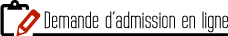 demande d'admission