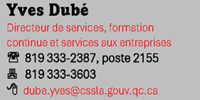 cfp lac-abitibi directeur yves dubé